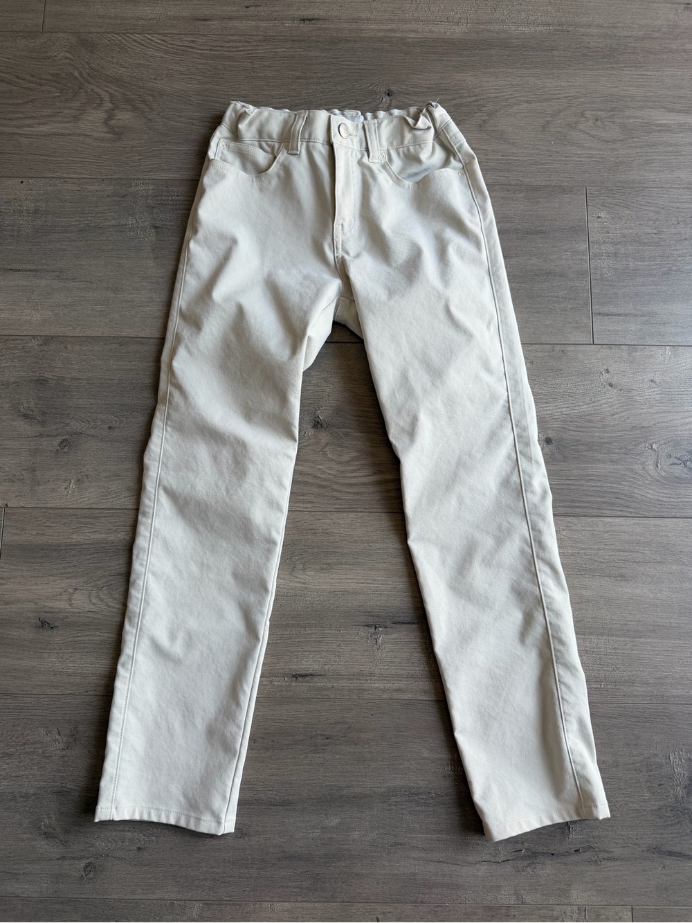 Peter Millar eb66 Youth Performance Twill Five-Pocket Pant - Stone - size S(7-8)